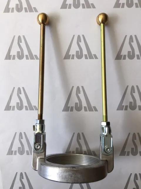 collerette et accroche pour système de pesée
